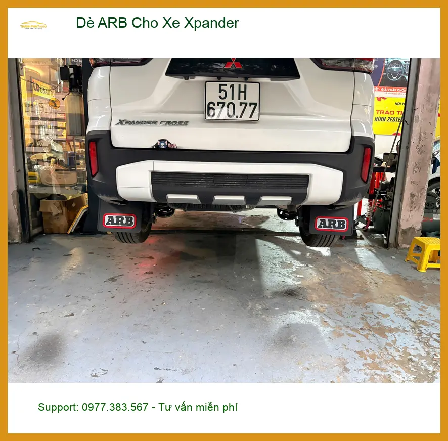 Anh Kiên lắp Dè ARB cho Xe Xpander tại Quận Huyện Nhà Bè để bảo vệ gầm xe hiệu quả hơn ảnh thực tế 4