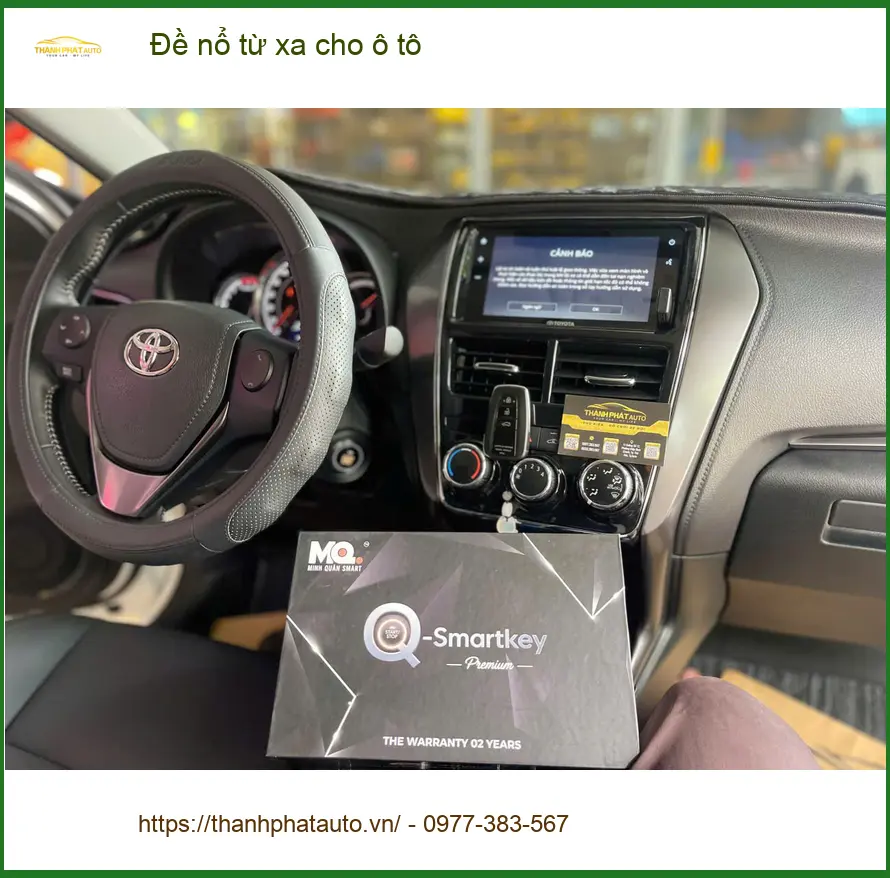 Anh Khang lắp đề nổ từ xa cho Toyota Camry tại Quận 9 để làm mát xe trước khi vào ảnh thực tế 3