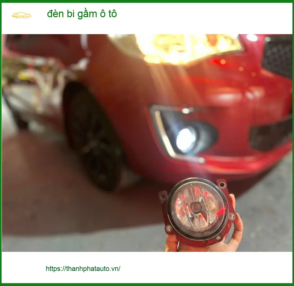Anh Văn Lâm độ đèn bi gầm Toyota Vios ở Thủ Đức do đèn zin yếu khi mưa. ảnh thực tế 4