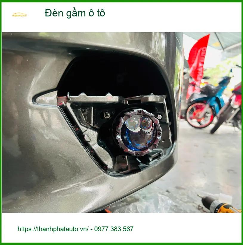 Anh Quốc độ đèn gầm ô tô Hyundai Creta tại Quận 12 để tăng cường tầm nhìn ban đêm ảnh thực tế 3