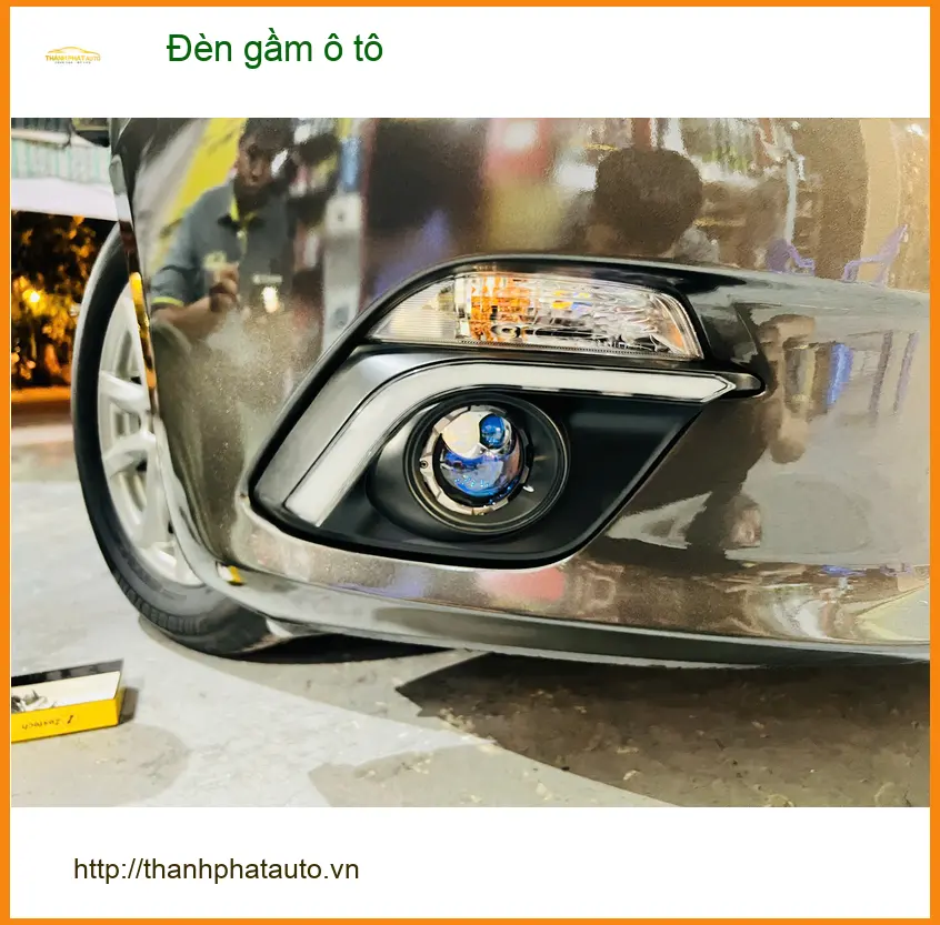 Anh Quốc độ đèn gầm ô tô Hyundai Creta tại Quận 12 để tăng cường tầm nhìn ban đêm ảnh thực tế 4