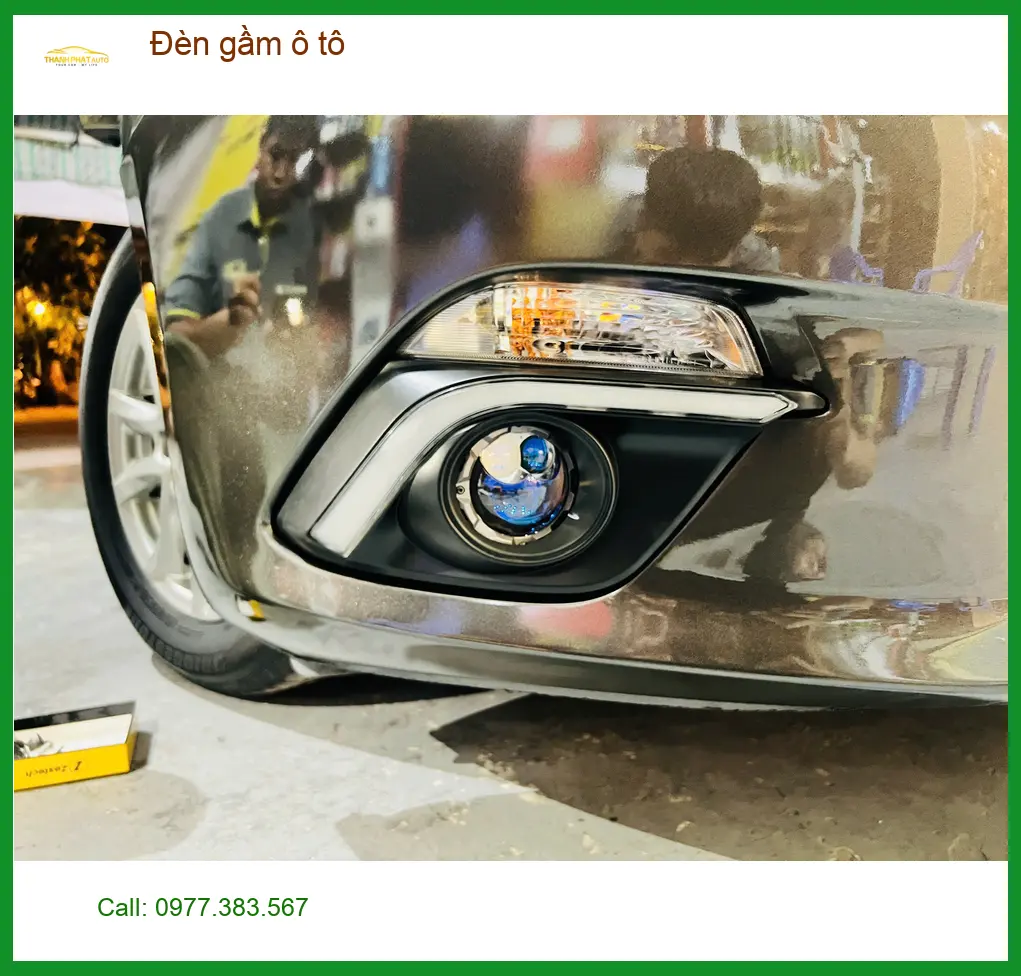 Anh Phước lắp đèn gầm ô tô Hyundai Accent tại Củ Chi vì thường xuyên đi đường đêm