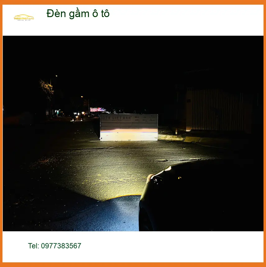 Anh Phước lắp đèn gầm ô tô Hyundai Accent tại Củ Chi vì thường xuyên đi đường đêm ảnh thực tế 5