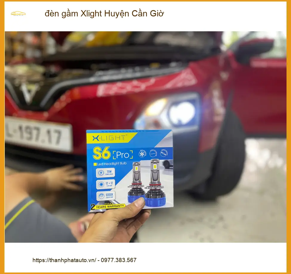 Đơn Vị Độ Đèn Ô Tô đèn gầm Xlight Huyện Cần Giờ - Gắn Nhanh Trong Ngày ảnh thực tế 2