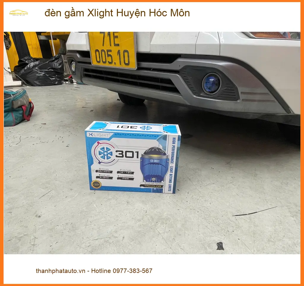 Địa Chỉ Nâng Cấp Độ Đèn Ô Tô đèn gầm Xlight Huyện Hóc Môn - Giá Tốt TPHCM