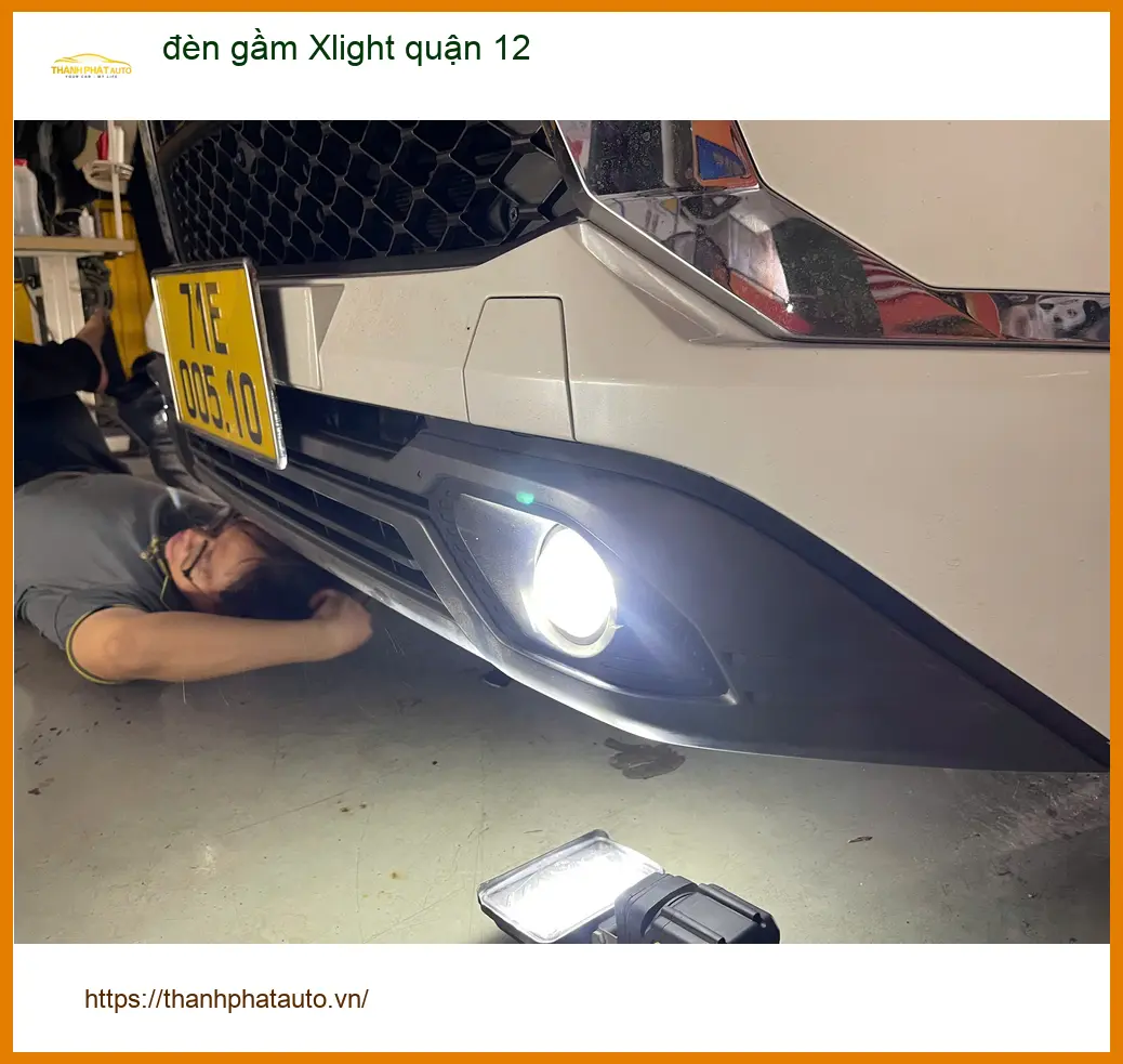 Trung Tâm Độ Đèn Ô Tô đèn gầm Xlight quận 12 - Nâng Cấp Chính Hãng ảnh thực tế 2