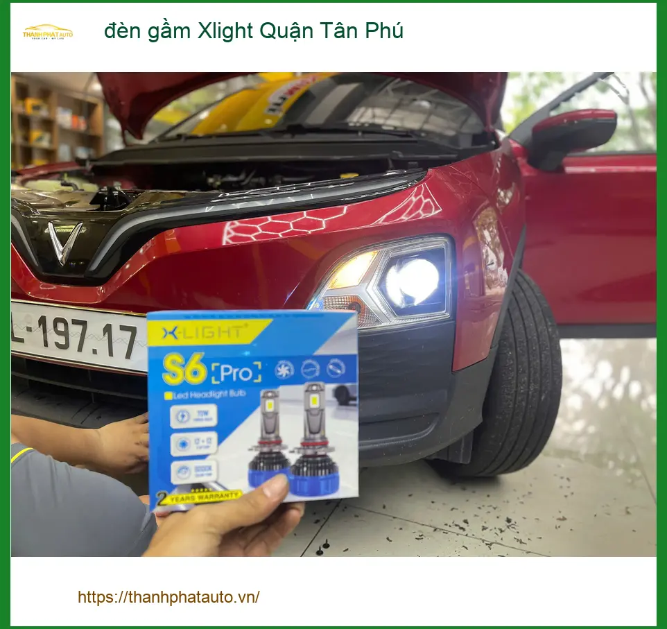 Trung Tâm Độ Đèn Ô Tô đèn gầm Xlight Quận Tân Phú - Nâng Cấp Chính Hãng ảnh thực tế 2