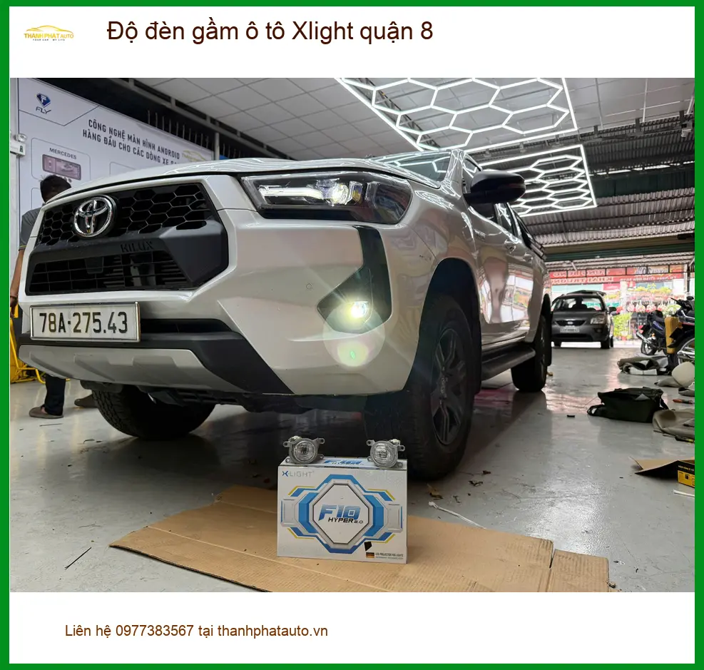 Trung Tâm Lắp Đặt Độ Đèn Ô Tô đèn gầm ô tô Xlight quận 8 - Nâng Cấp Chính Hãng
