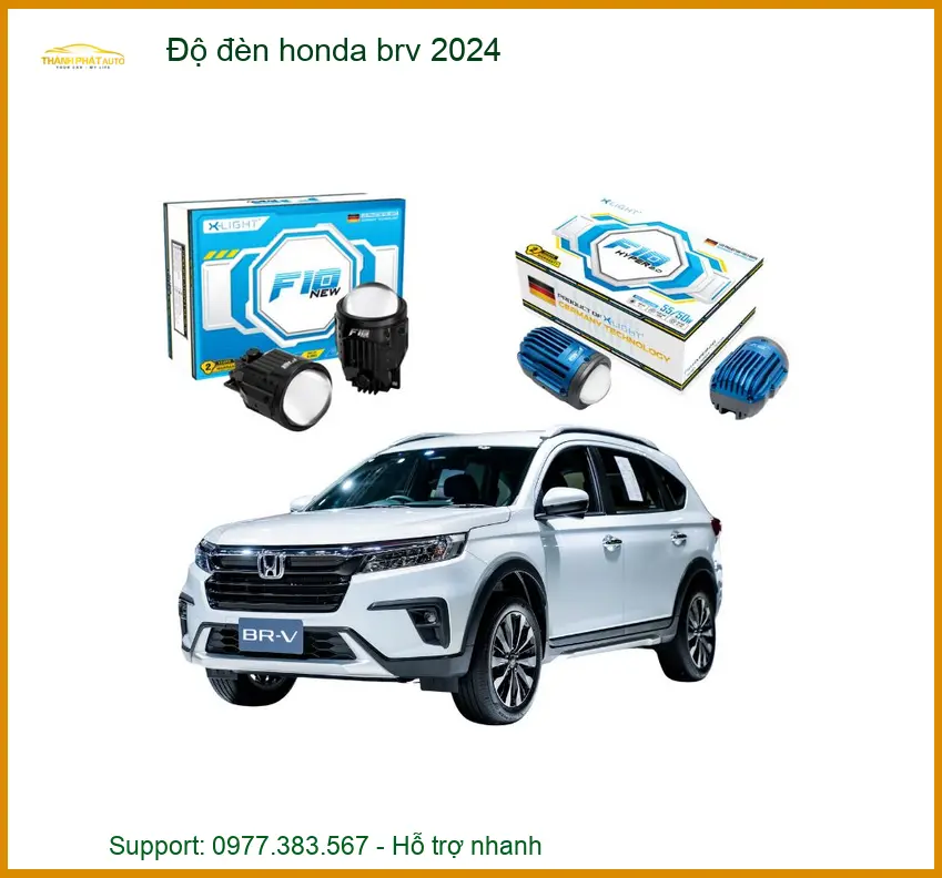 Độ Đèn Honda BRV 2024 - Địa Chỉ Lắp Đặt Chính Hãng Giá Tốt TPHCM