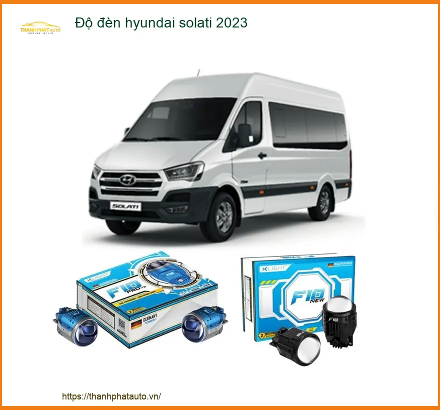 Độ Đèn Hyundai Solati 2023 - Trung Tâm Gắn Giá Tốt TPHCM