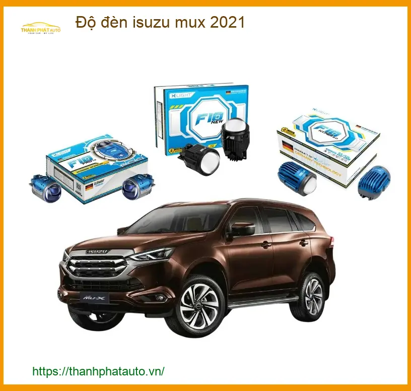 Độ đèn Bi Led Laser Isuzu Mu-X 2021 - Trung Tâm Nâng Cấp Uy Tín TPHCM