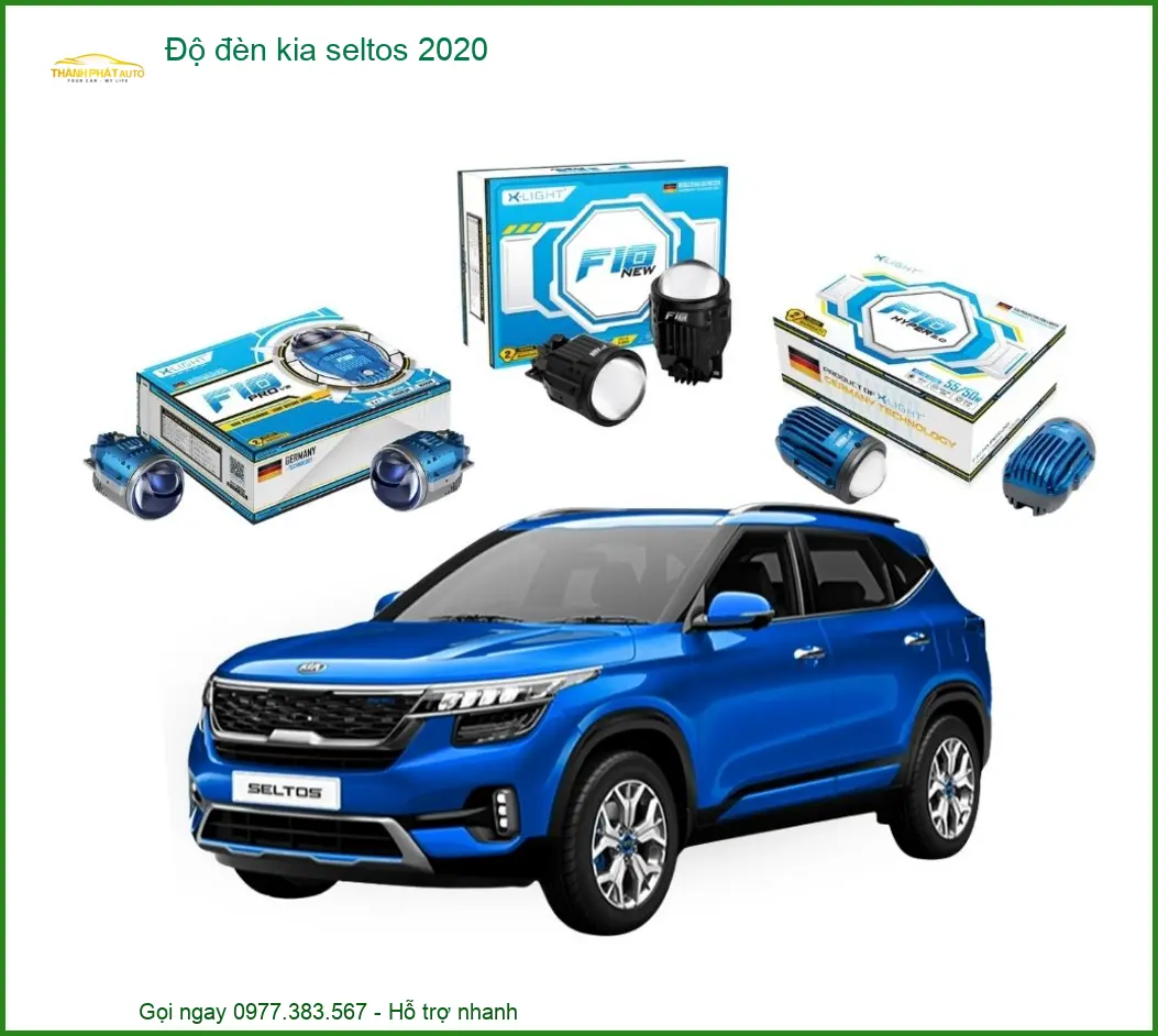 Độ Đèn Bi LED Kia Seltos 2020 - Địa Chỉ Lắp Đặt Chính Hãng TPHCM
