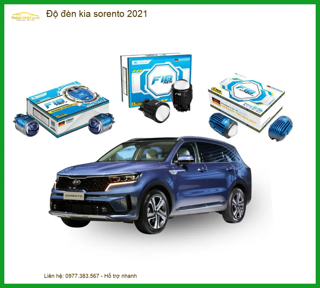 Độ Đèn Kia Sorento 2021 - Nơi Chuyên Nâng Cấp Đèn Chính Hãng Uy Tín TPHCM