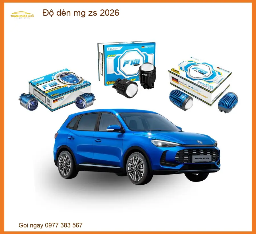 Độ đèn Bi LED tăng sáng MG ZS - Nâng Cấp Đèn Chính Hãng Giá Tốt TPHCM