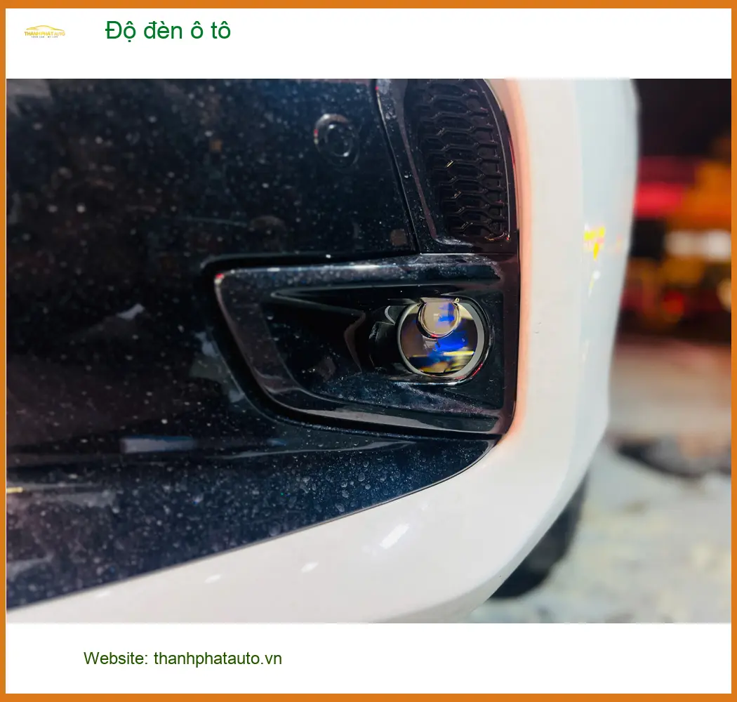 Anh Tùng độ đèn ô tô Honda CRV để cải thiện tầm nhìn ban đêm tại Quận 9 ảnh thực tế 4