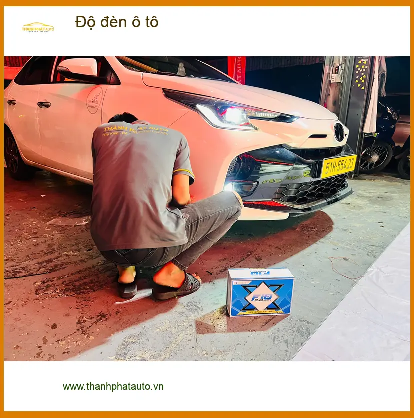 Anh Khang độ đèn ô tô cho Honda HR-V tại Quận 2 vì đèn zin không đủ sáng khi đi đêm ảnh thực tế 4