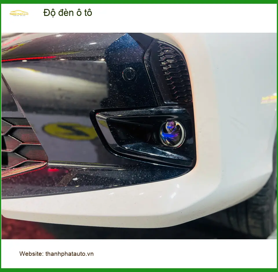 Anh Huy độ đèn ô tô cho Hyundai Elantra tại Nhà Bè vì đèn zin quá tối khi đi đêm ảnh thực tế 2