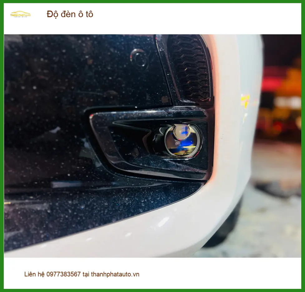 Anh Huy độ đèn ô tô cho Hyundai Elantra tại Nhà Bè vì đèn zin quá tối khi đi đêm ảnh thực tế 4
