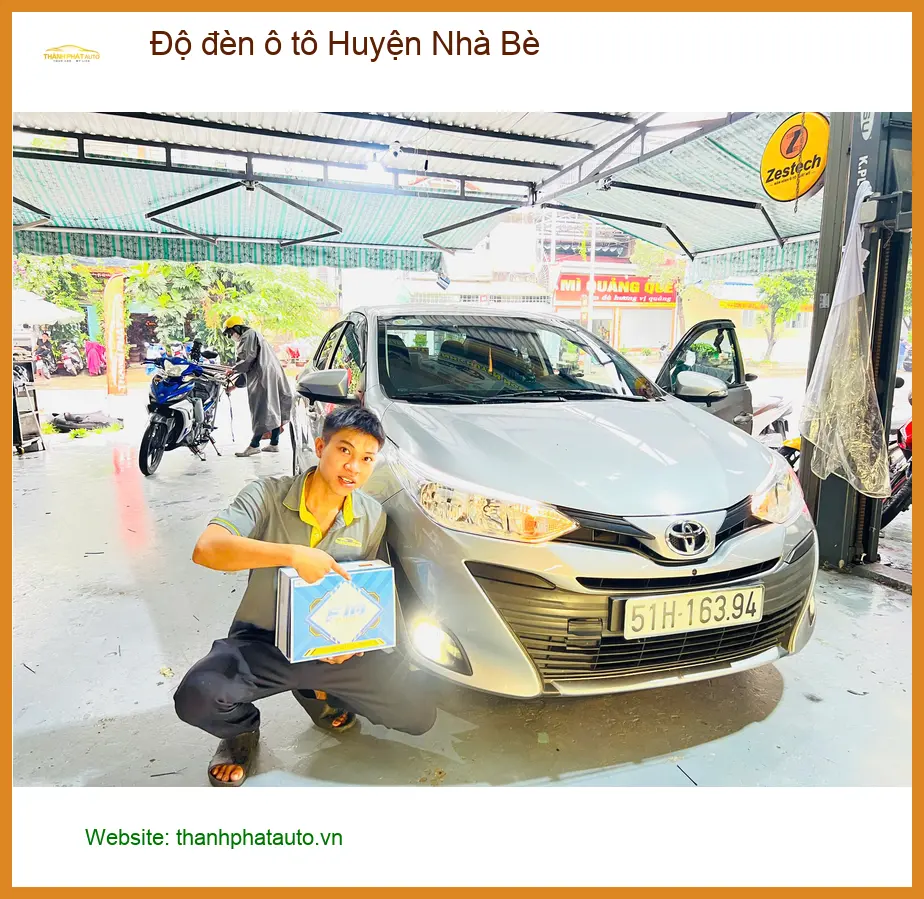 Trung Tâm Độ Đèn Ô Tô đèn ô tô Huyện Nhà Bè - Nâng Cấp Chính Hãng ảnh thực tế 3