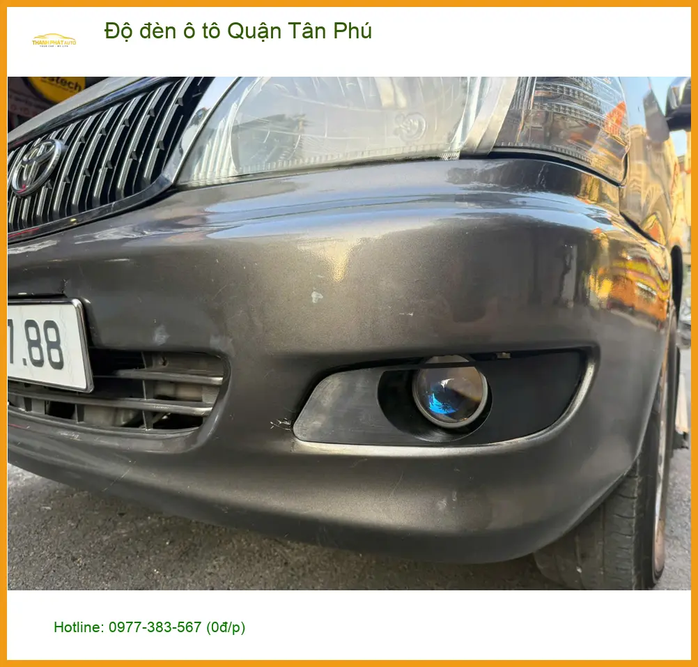 Dịch Vụ Lắp Đặt Độ Đèn Ô Tô đèn ô tô Quận Tân Phú - Lắp Đặt Uy Tín TPHCM ảnh thực tế 2