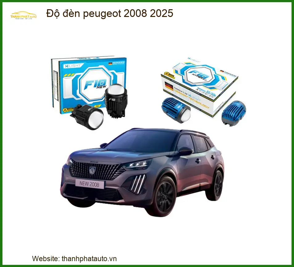 Độ đèn Peugeot 2008 2025 - Trung Tâm Độ Đèn Uy Tín TPHCM