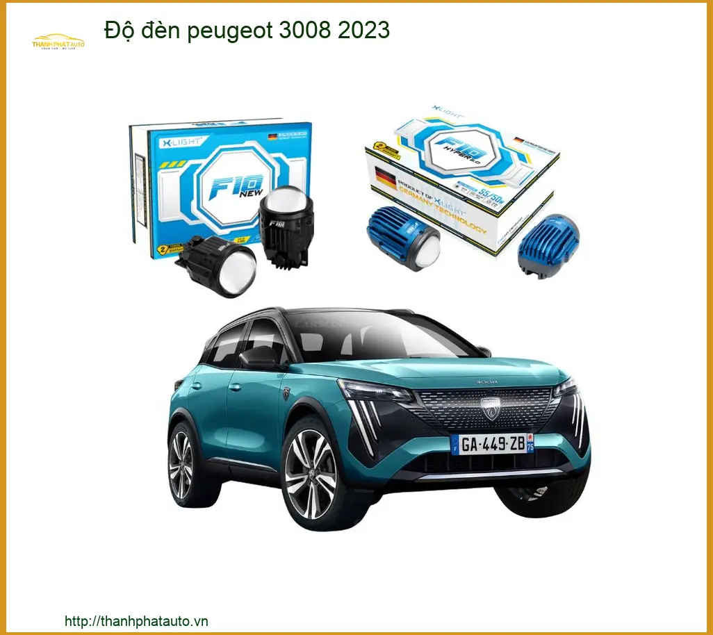 Độ Đèn Bi LED Peugeot 3008 2023 | Địa Chỉ Nâng Cấp Chính Hãng TPHCM