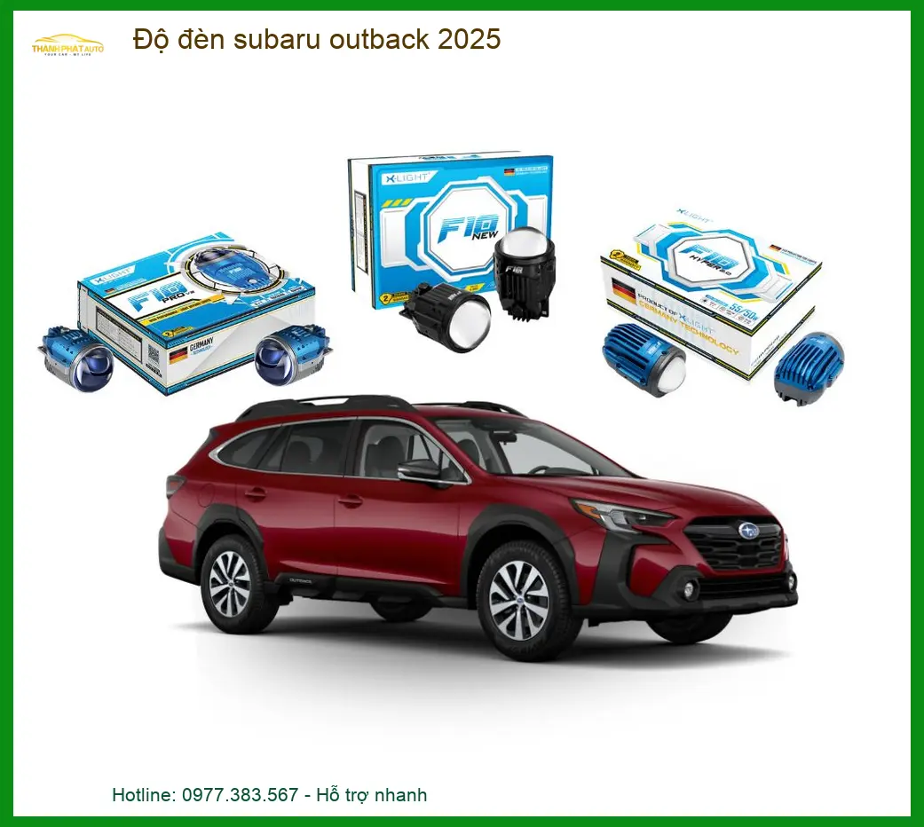 Độ Đèn Subaru Outback 2025 - Trung Tâm Độ Đèn Xe Hơi Uy Tín TPHCM