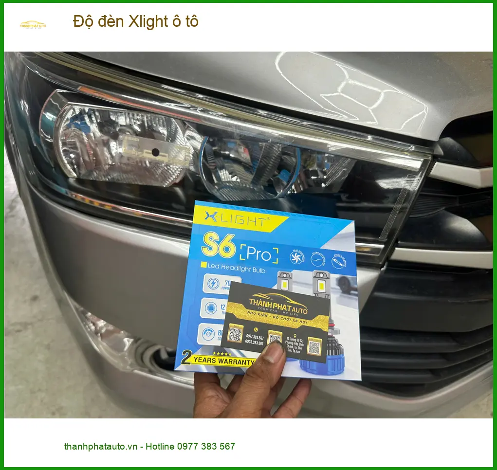 Chú Huy nâng cấp đèn Xlight ô tô cho Mazda CX-5 tại Quận Gò Vấp