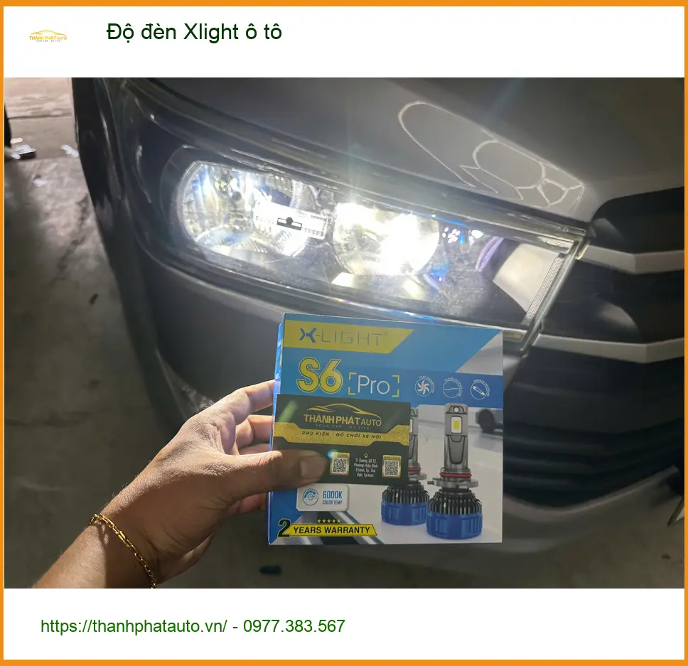 Chú Huy nâng cấp đèn Xlight ô tô cho Mazda CX-5 tại Quận Gò Vấp ảnh thực tế 3