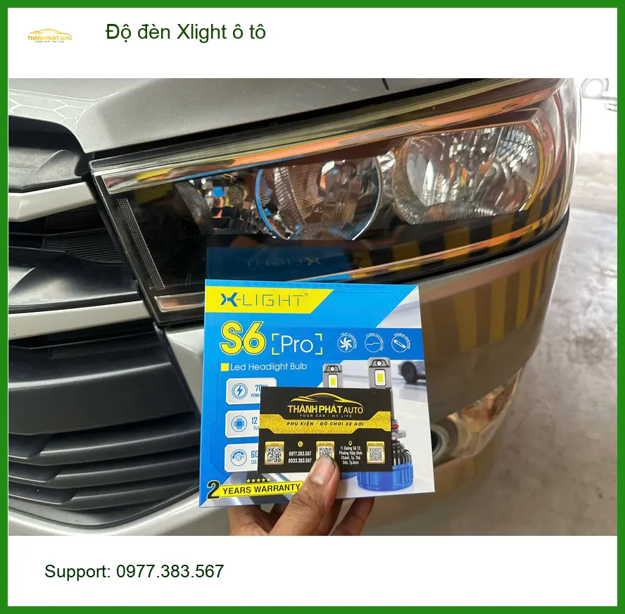 Anh Khang độ đèn Xlight ô tô Honda CR-V Quận 3 để tăng cường độ sáng ban đêm