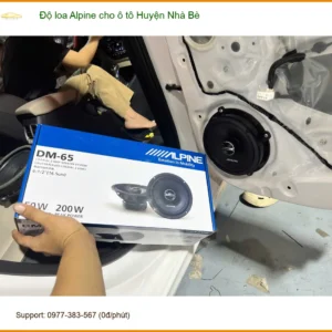 Trung Tâm Độ Loa Ô Tô loa Alpine cho ô tô Huyện Nhà Bè - Lắp Đặt Uy Tín TPHCM - Ảnh 3