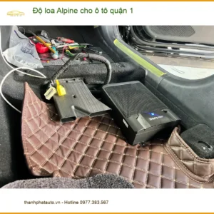 Trung Tâm Độ Loa Ô Tô loa Alpine cho ô tô quận 1 - Nâng Cấp Chính Hãng