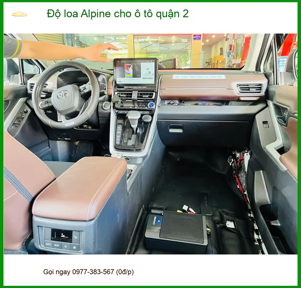 Trung Tâm Độ Loa Ô Tô loa Alpine cho ô tô quận 2 - Thi Công Chuyên Nghiệp ảnh thực tế 2