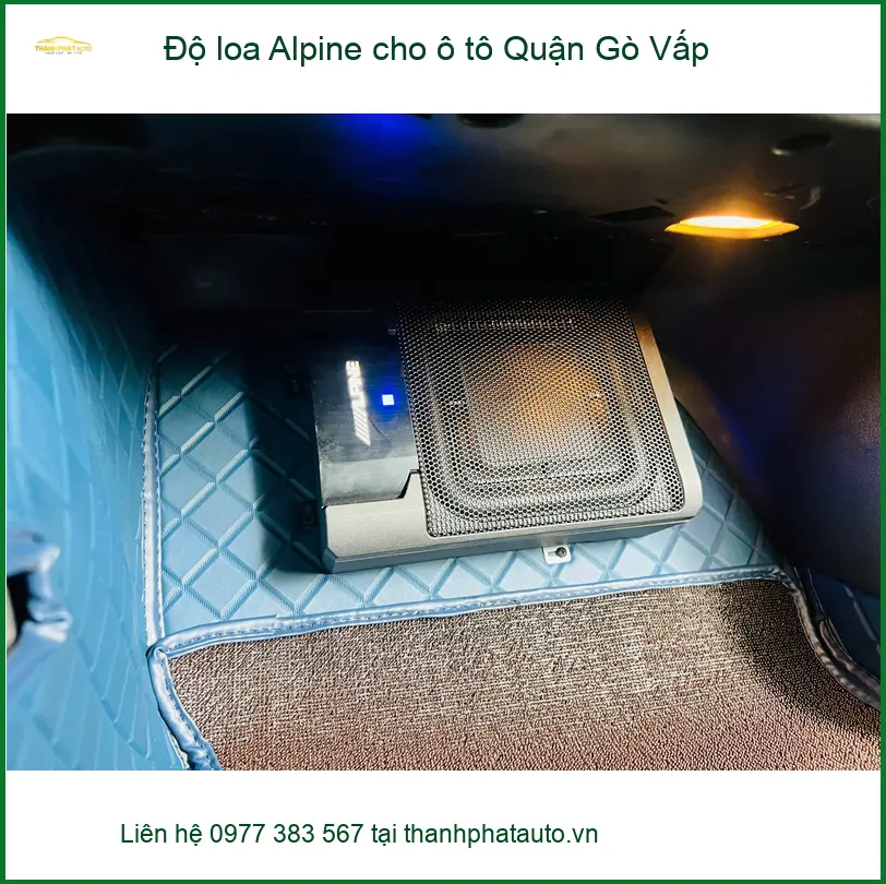 Trung Tâm Độ Loa Ô Tô loa Alpine cho ô tô Quận Gò Vấp - Nâng Cấp Chính Hãng