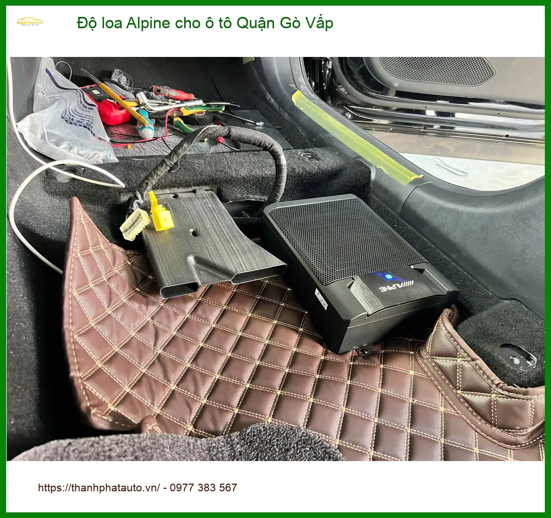 Trung Tâm Độ Loa Ô Tô loa Alpine cho ô tô Quận Gò Vấp - Nâng Cấp Chính Hãng ảnh thực tế 2
