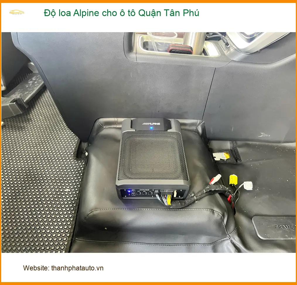 Trung Tâm Độ Loa Ô Tô loa Alpine cho ô tô Quận Tân Phú - Nâng Cấp Chính Hãng