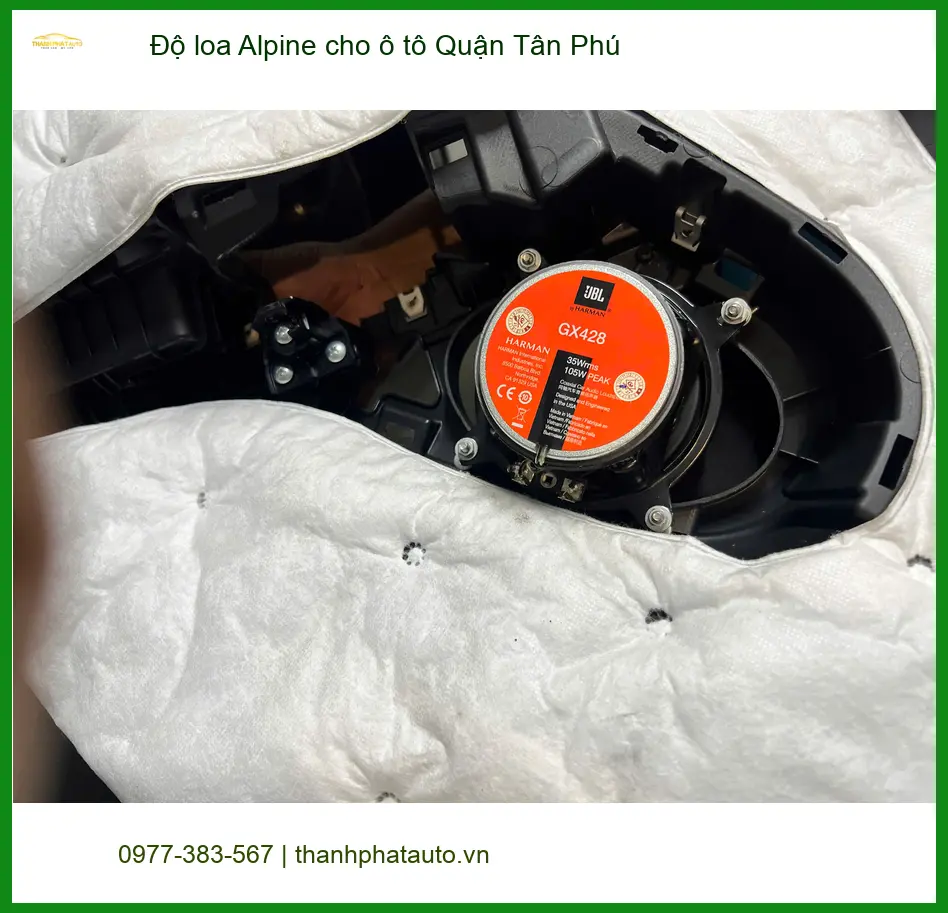 Trung Tâm Độ Loa Ô Tô loa Alpine cho ô tô Quận Tân Phú - Nâng Cấp Chính Hãng ảnh thực tế 2
