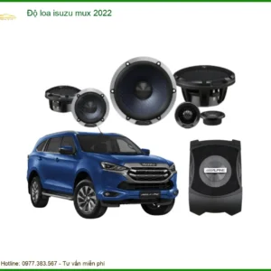 Độ Loa Isuzu MUX 2022 - Trung Tâm Nâng Cấp Loa Chính Hãng TPHCM
