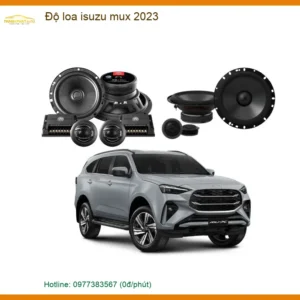 Độ Loa Isuzu MUX 2023 - Địa Chỉ Chuyên Nâng Cấp Loa Chính Hãng TPHCM