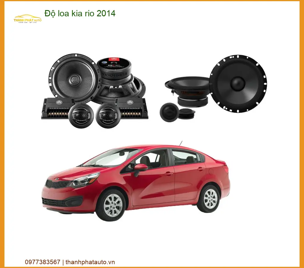 Độ Loa Sub Hơi Kia Rio 2014 - Địa Chỉ Lắp Đặt Uy Tín Chính Hãng TPHCM
