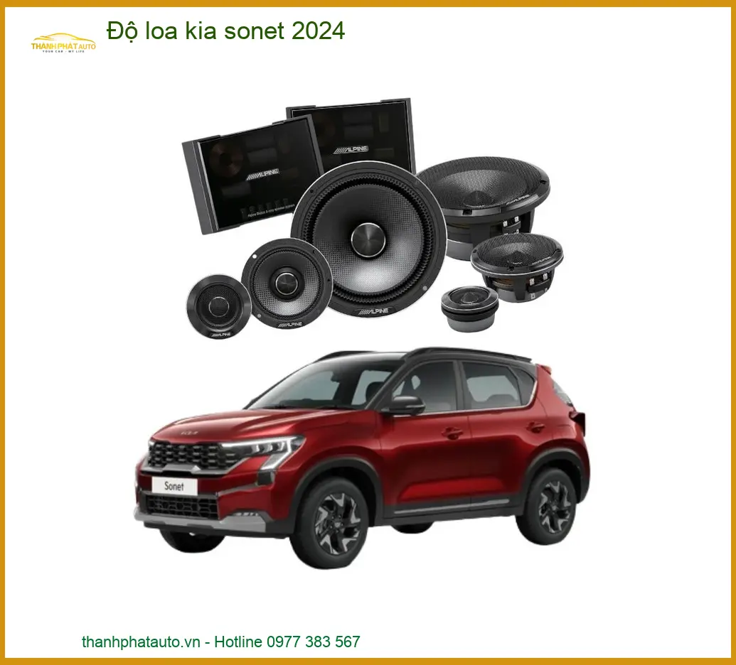Độ Loa Kia Sonet 2024 - Trung Tâm Độ Uy Tín TPHCM