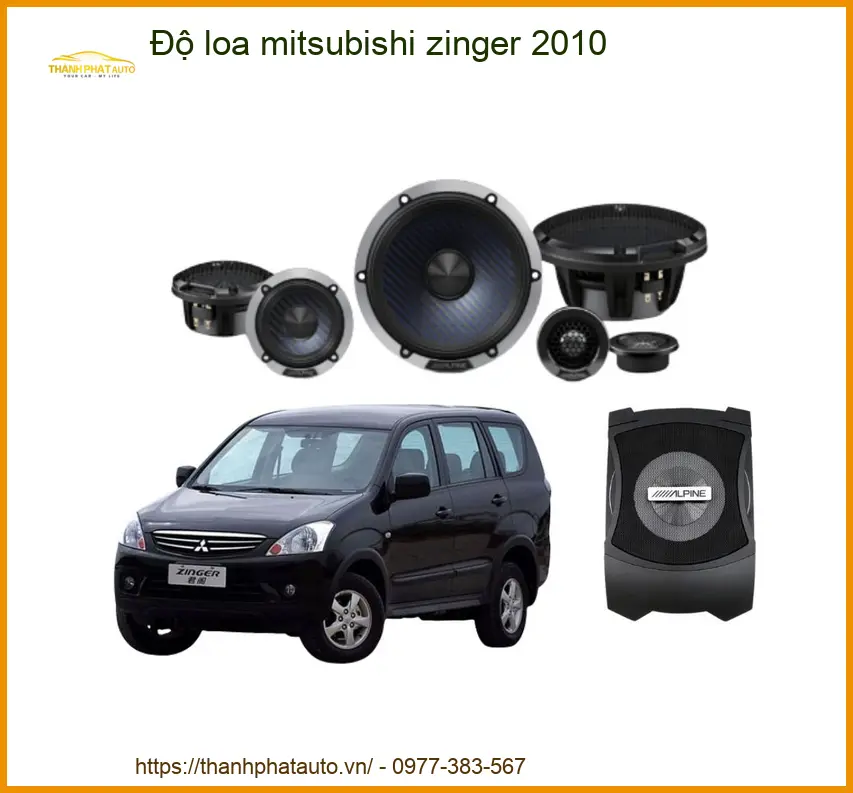 Nâng Cấp Loa Mitsubishi Zinger 2010 - Trung Tâm Độ Loa Ô Tô Uy Tín TPHCM
