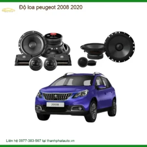 Độ Loa Ô Tô Peugeot 2008 2020 - Trung Tâm Nâng Cấp Loa Xe Hơi Chính Hãng TPHCM