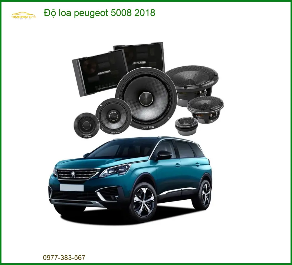 Độ Loa Xe Hơi Peugeot 5008 2018 - Trung Tâm Nâng Cấp Âm Thanh Chính Hãng TPHCM