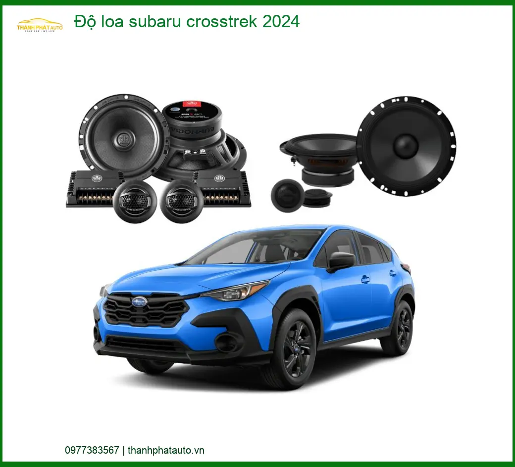 Độ Loa Sub Điện Cho Xe Subaru Crosstrek 2024 - Trung Tâm Nâng Cấp Uy Tín TPHCM