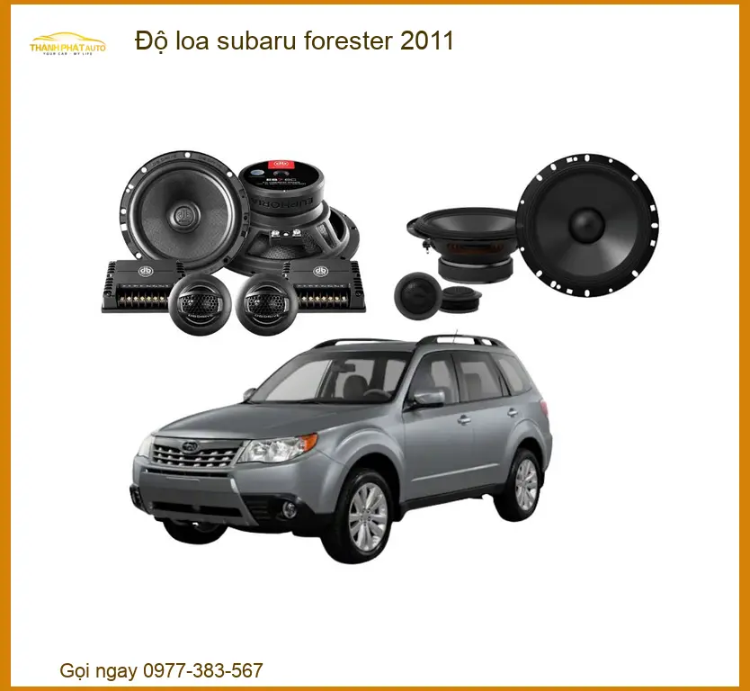 Độ Loa Sub Subaru Forester 2011 - Địa Chỉ Lắp Đặt Uy Tín Giá Tốt TPHCM