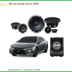 Độ Loa Sub, Treble Toyota Camry Cao Cấp - Trung Tâm Độ Uy Tín TPHCM