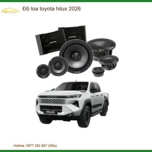 Nâng Cấp Hệ Thống Loa Toyota Hilux 2026 - Địa Chỉ Nâng Cấp Uy Tín TPHCM
