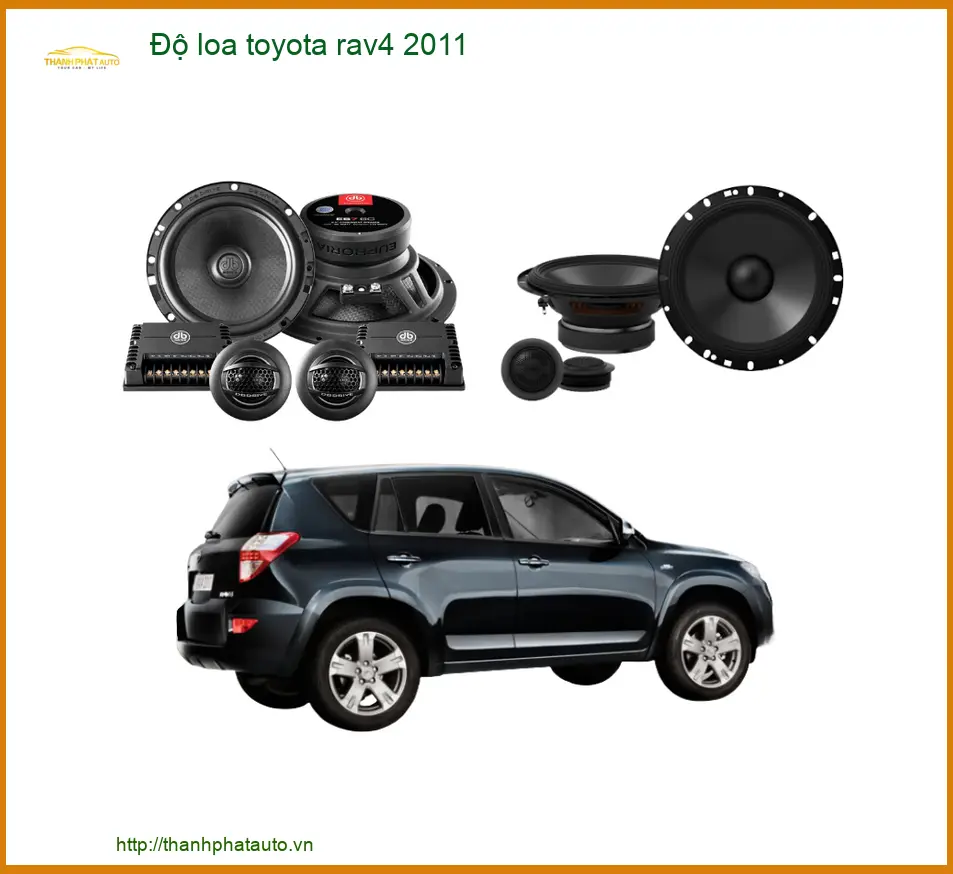 Độ Loa Ô Tô Toyota RAV4 2011 - Địa Chỉ Nâng Cấp Âm Thanh Uy Tín TPHCM