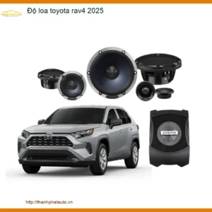Độ Loa Ô Tô Toyota Rav4 - Trung Tâm Nâng Cấp Âm Thanh Uy Tín Chính Hãng TPHCM